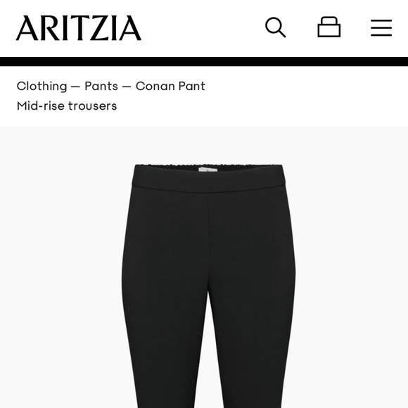 CONAN PANT - NEW WITH TAGS BLACK SIZE 6 - Picture 1 of 4